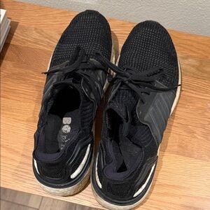 Gently Used Adidas Ultra Boost Black Knit Sneakers